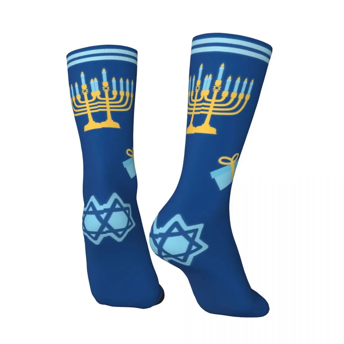 Dreidel Star of David Socks