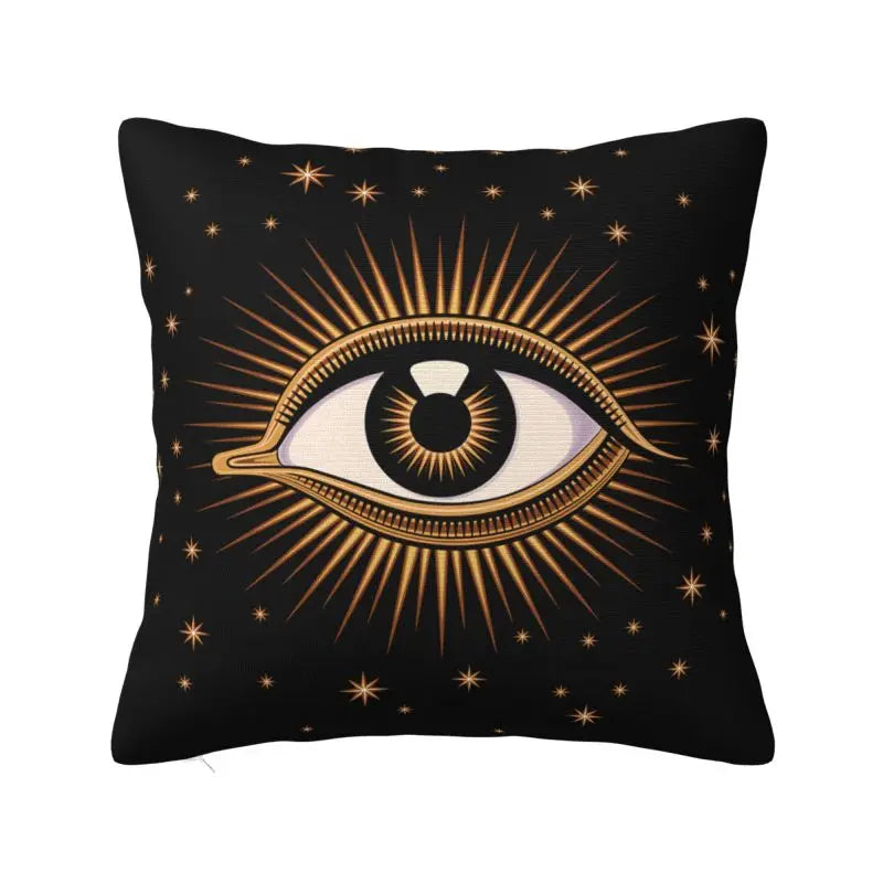 Fatima Hamsa Hand Cushion Covers - Evil Eye Velvet Pillow Case