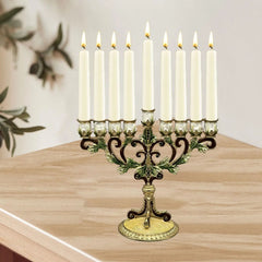 Hanukkah Candelabra with 9 Branches