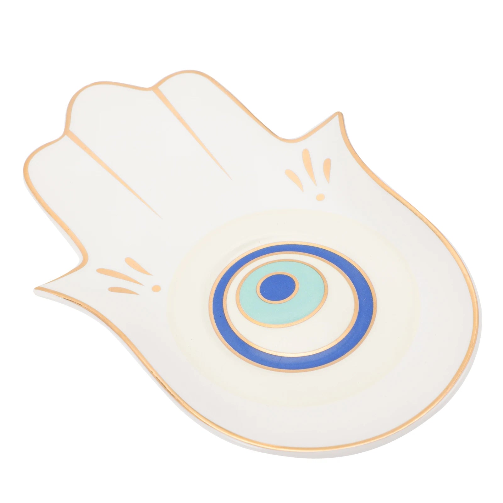 Ceramic Evil Eye Divider Box - 1pc