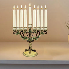 Hanukkah Candelabra with 9 Branches