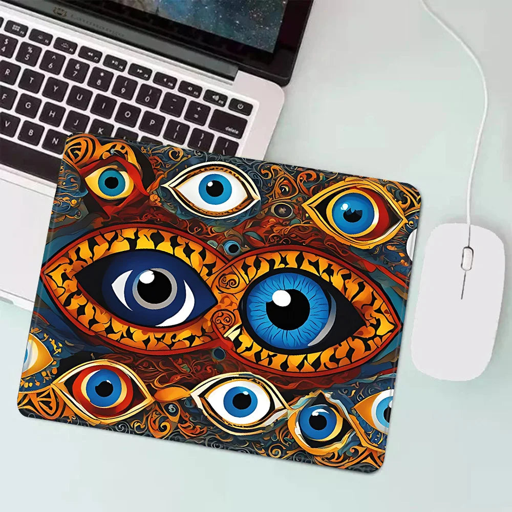 Blue Evil Eye Gaming Mouse Pad - XS Small Mousepad