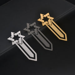 Wholesale Stainless Steel Star of David Bookmarks