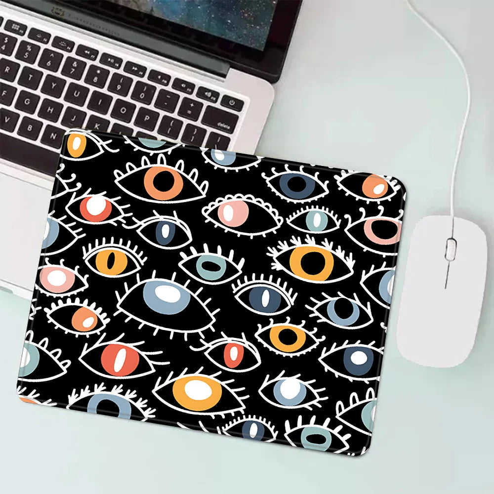 Blue Evil Eye Gaming Mouse Pad - XS Small Mousepad