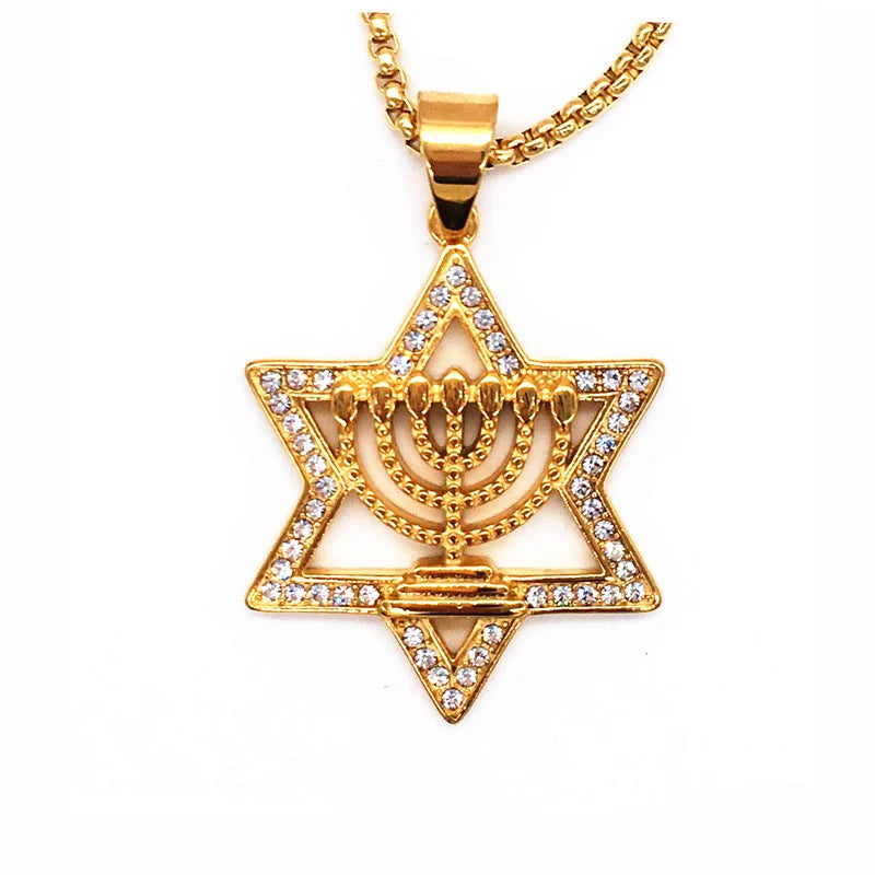 Kabbalah Jewish Pendant Necklace