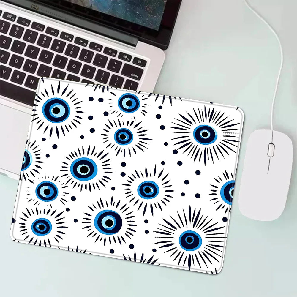 Blue Evil Eye Gaming Mouse Pad - XS Small Mousepad