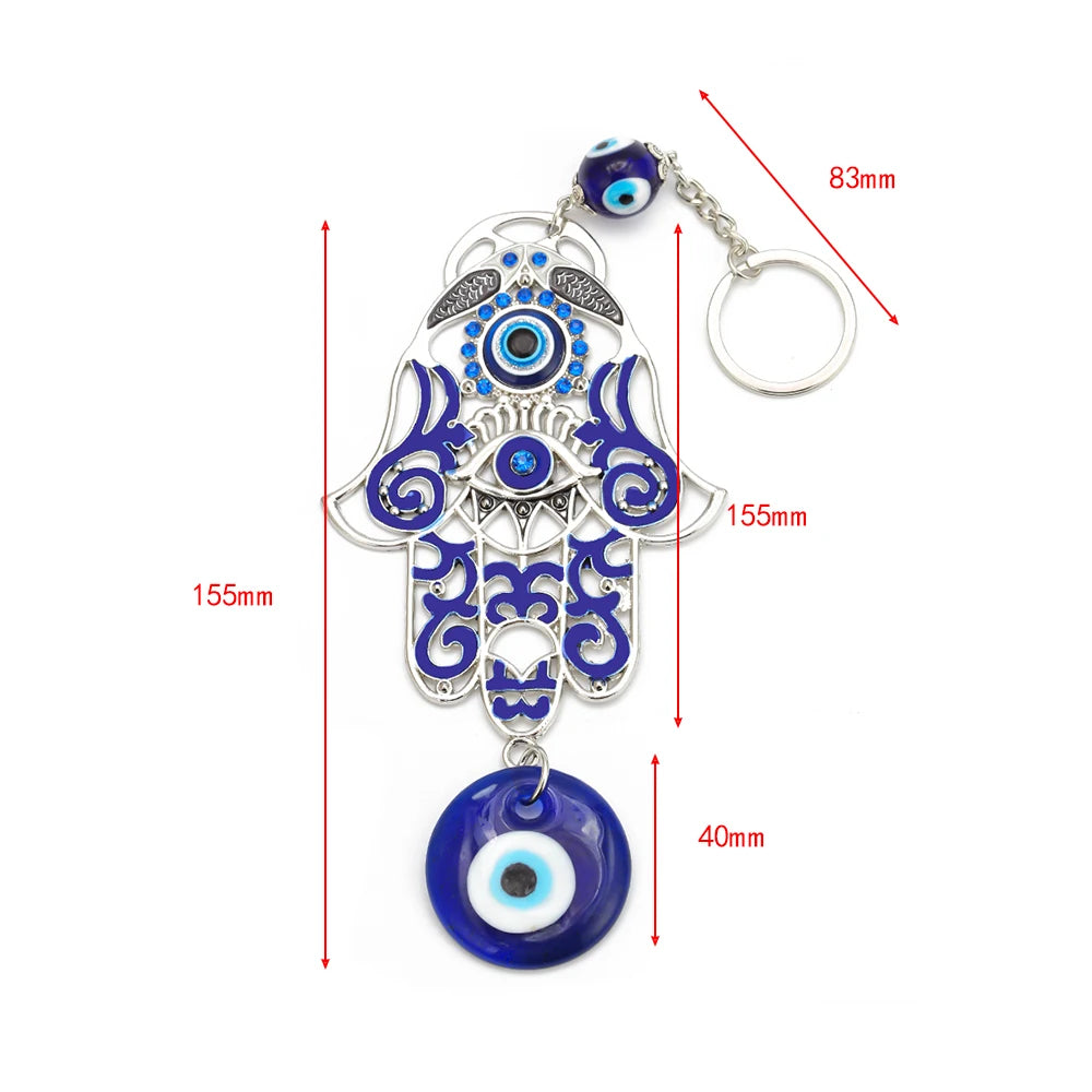 Lucky Eye Fatima Hamsa Hand Wall Hanging