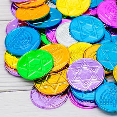 10pcs Colorful Pirate Coins