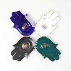 Ceramic Evil Eye Divider Box - 1pc