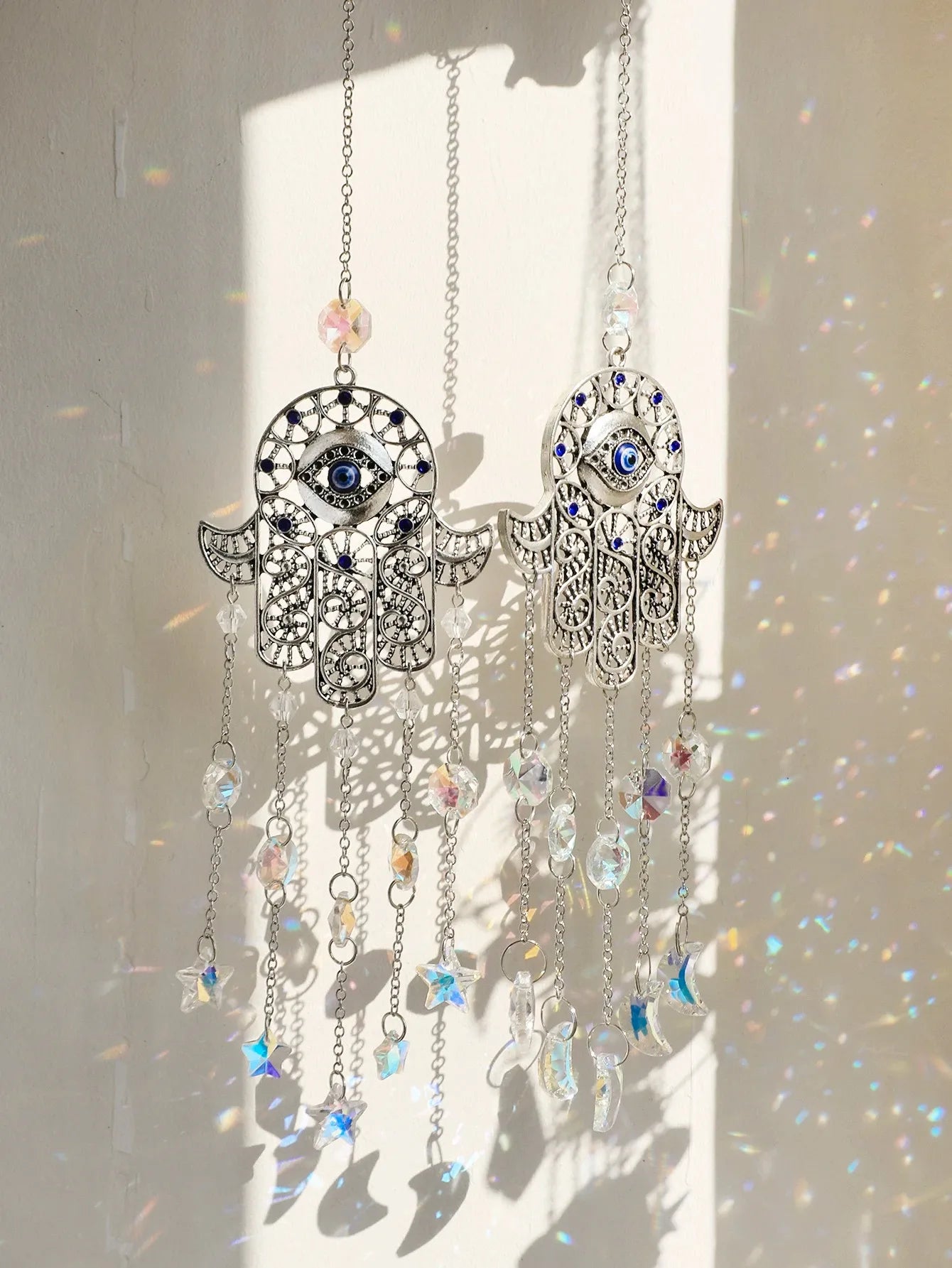 Evil Eye Crystal Hanging Decor