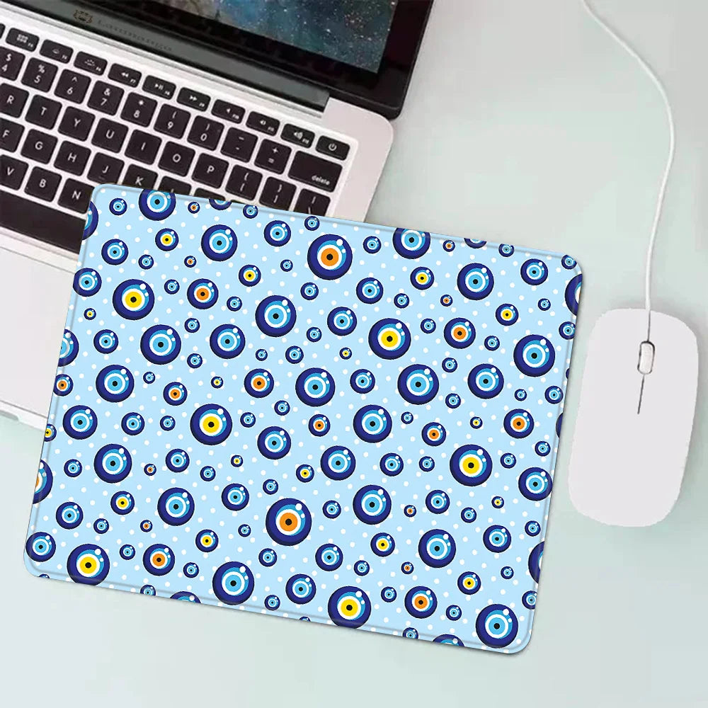 Blue Evil Eye Gaming Mouse Pad - XS Small Mousepad